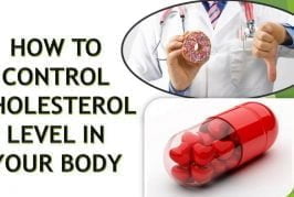 How to Control Cholesterol Level