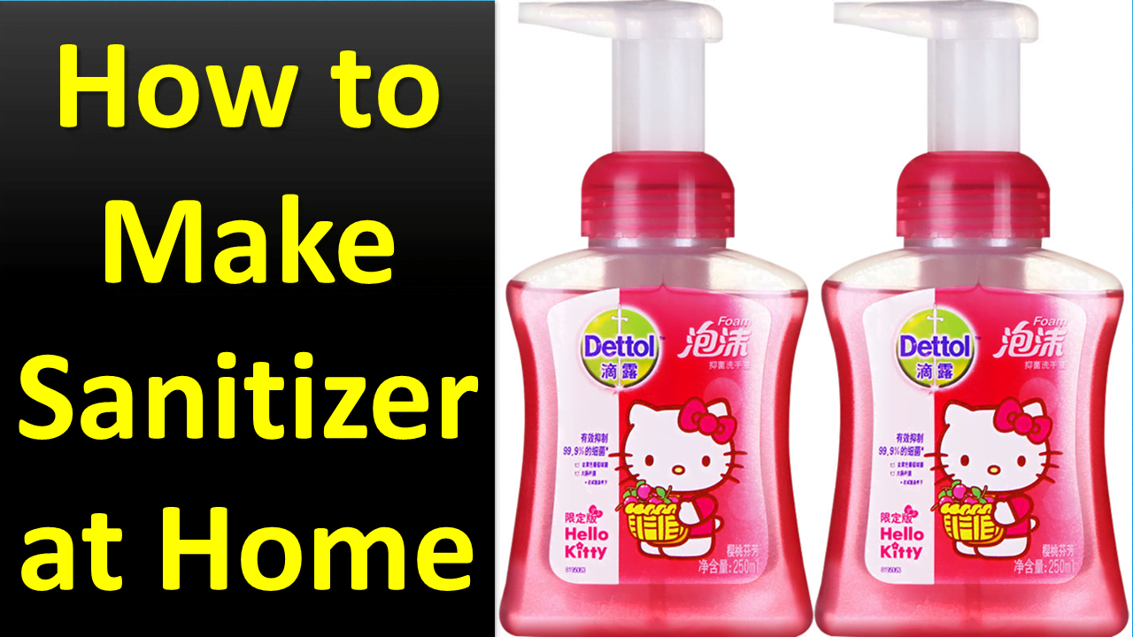 How to Make Sanitizer at Home